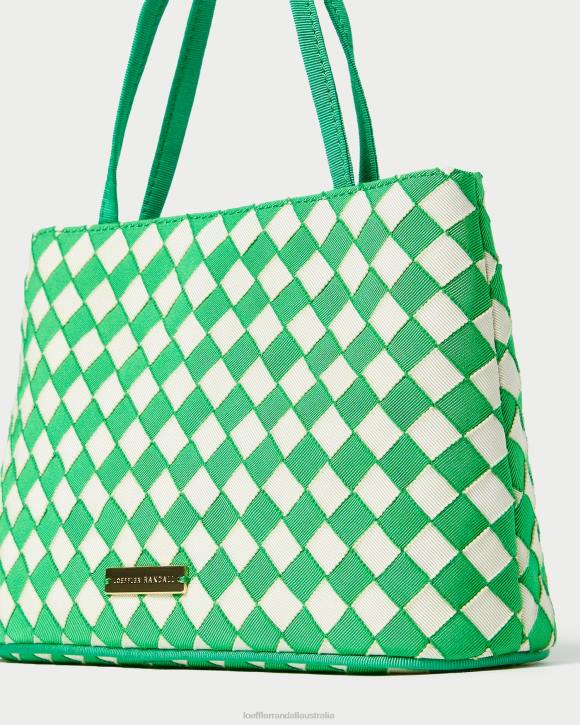 Bags Green/Cream Loeffler Randall 044J320 Women Minnow Mini Tote