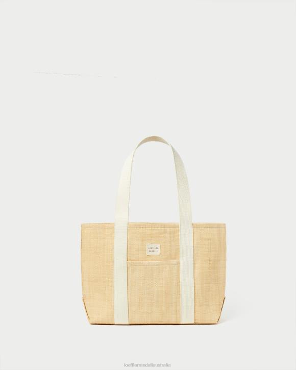 Bags Natural Raffia Loeffler Randall 044J316 Women Bennett Medium Tote