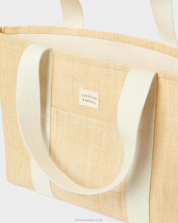 Bags Natural Raffia Loeffler Randall 044J316 Women Bennett Medium Tote