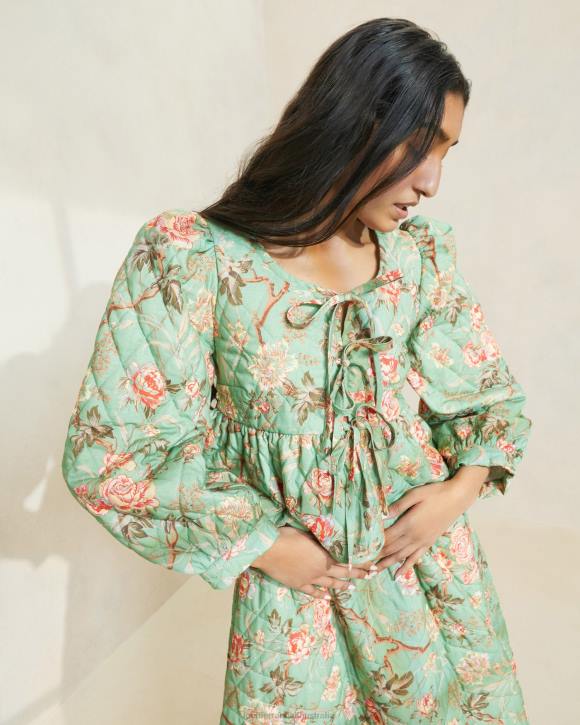 Clothes Sage Botanical Floral Loeffler Randall 044J254 Women Donna Tie-Front Jacket