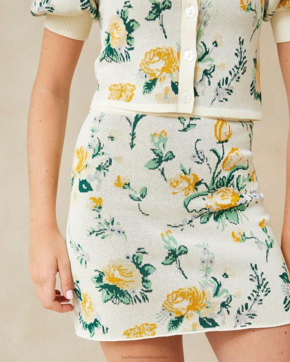 Clothes Nova Floral Loeffler Randall 044J245 Women Connie Jacquard Mini Skirt