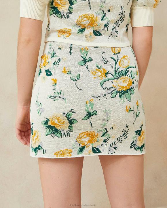 Clothes Nova Floral Loeffler Randall 044J245 Women Connie Jacquard Mini Skirt