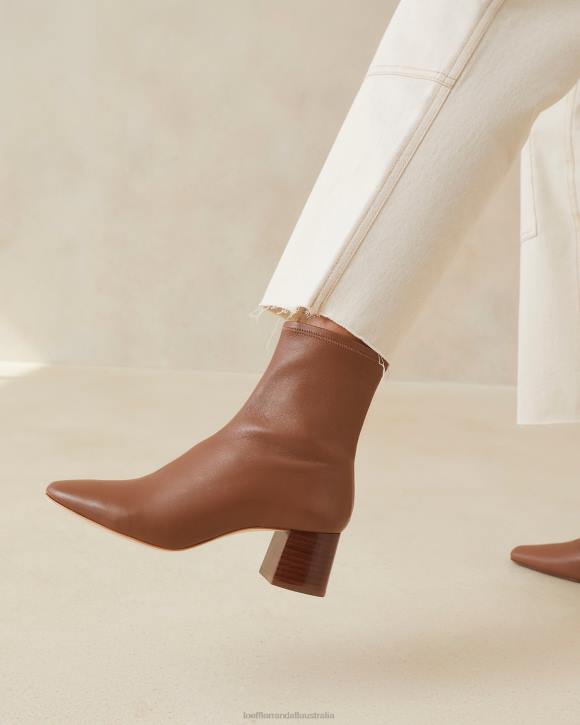 Shoes Acorn Loeffler Randall 044J287 Women Alec Mid-Heel Stretch Bootie