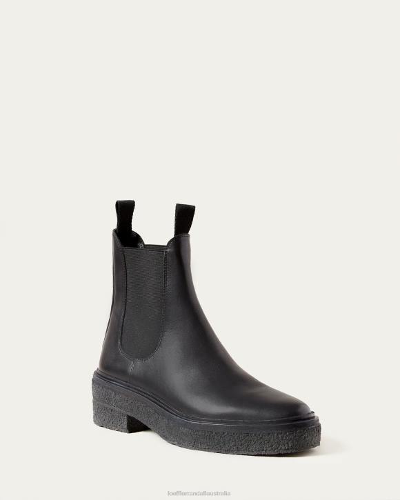 Shoes Black Loeffler Randall 044J267 Women Raquel Pull-On Boot