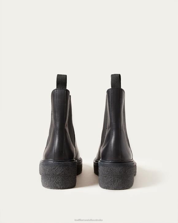 Shoes Black Loeffler Randall 044J267 Women Raquel Pull-On Boot