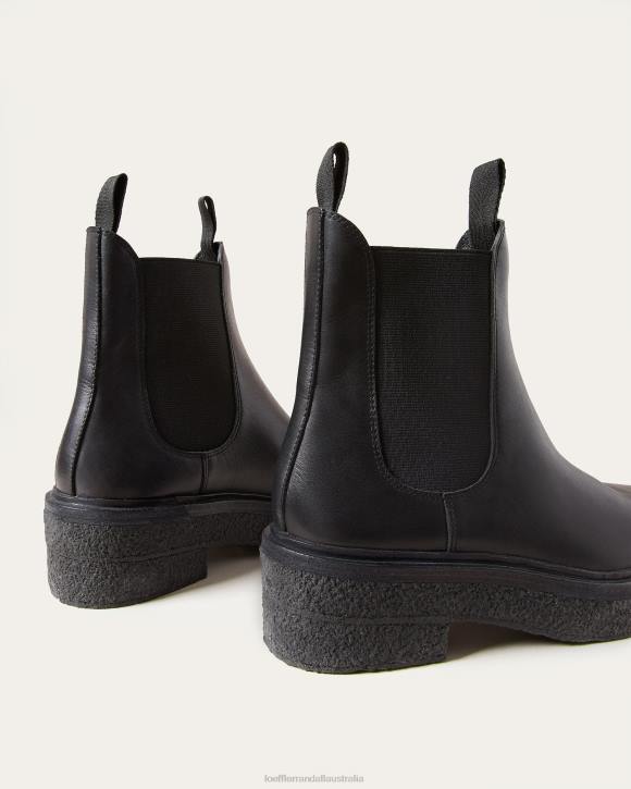 Shoes Black Loeffler Randall 044J267 Women Raquel Pull-On Boot