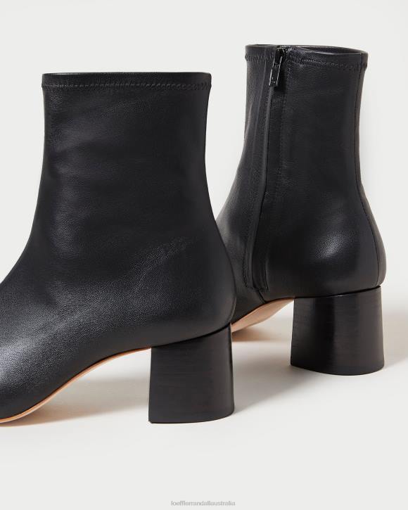 Shoes Black Loeffler Randall 044J284 Women Alec Mid-Heel Stretch Bootie