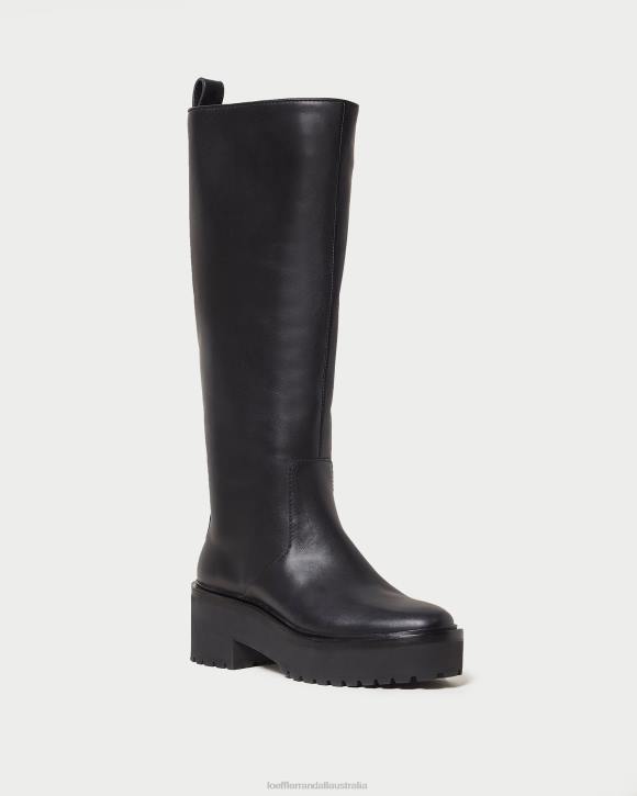 Shoes Black Loeffler Randall 044J290 Women Carlee Tall Lug Boot