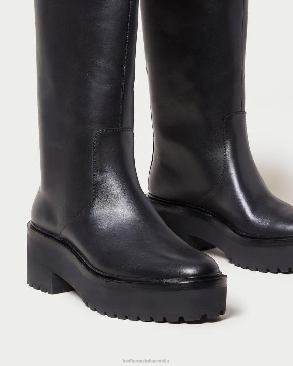Shoes Black Loeffler Randall 044J290 Women Carlee Tall Lug Boot