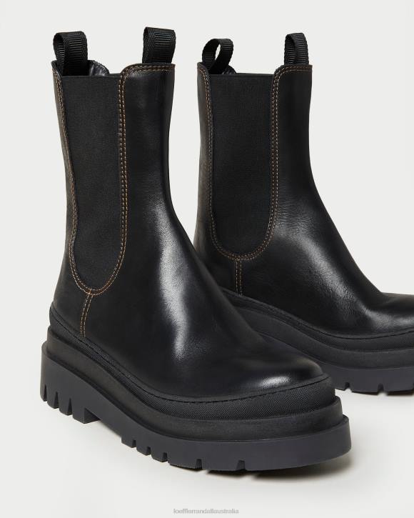 Shoes Black Loeffler Randall 044J291 Women Carlota Chunky Lug Boot