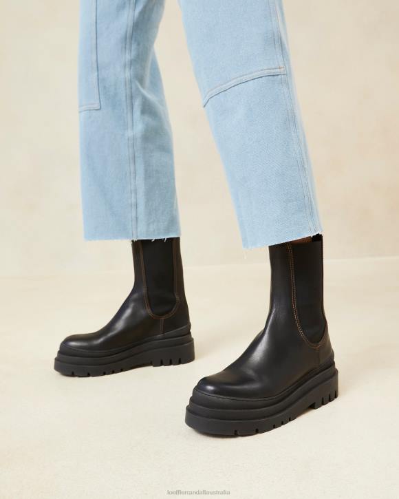 Shoes Black Loeffler Randall 044J291 Women Carlota Chunky Lug Boot