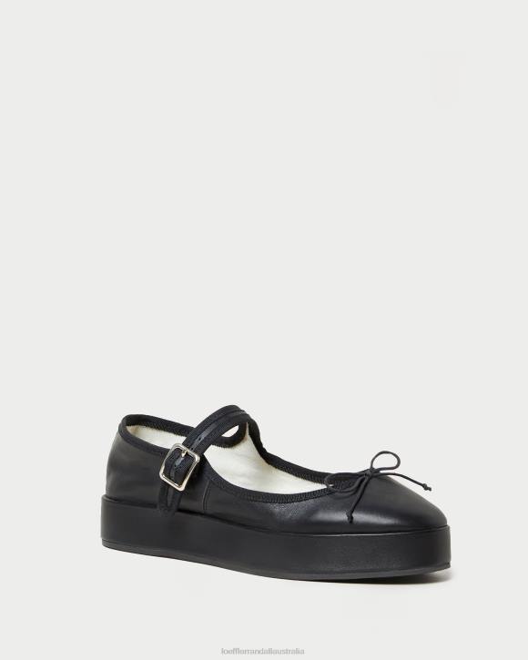 Shoes Black Loeffler Randall 044J297 Women Leah Platform Mary Jane