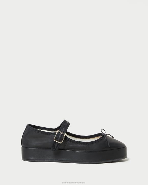 Shoes Black Loeffler Randall 044J297 Women Leah Platform Mary Jane