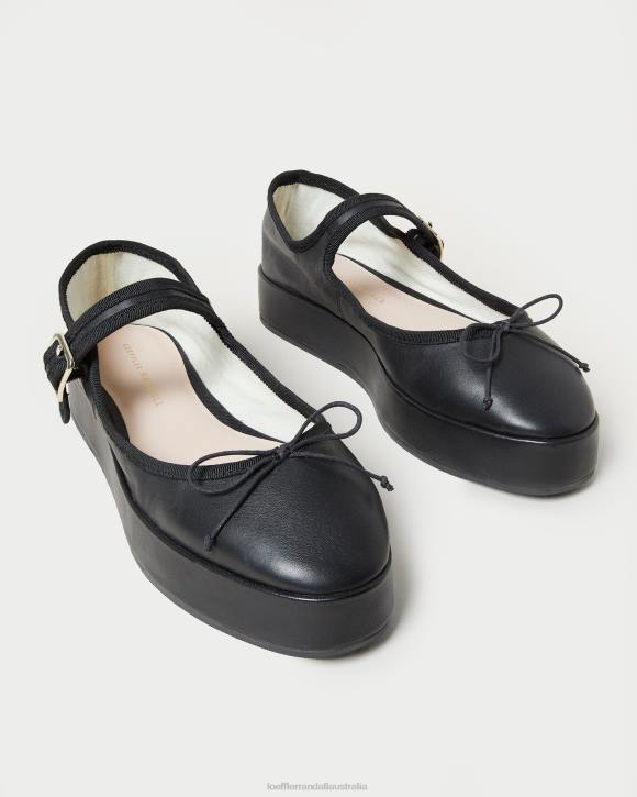 Shoes Black Loeffler Randall 044J297 Women Leah Platform Mary Jane