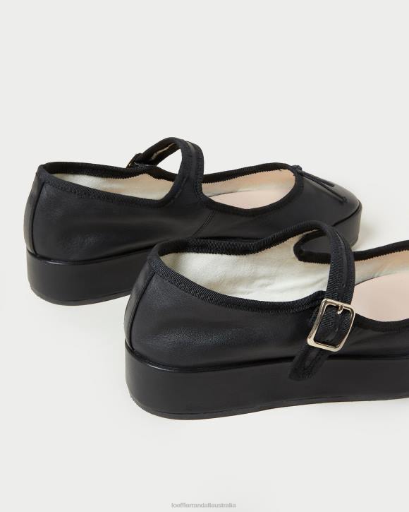 Shoes Black Loeffler Randall 044J297 Women Leah Platform Mary Jane