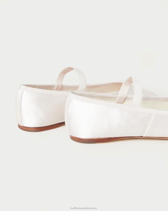 Shoes Cream Loeffler Randall 044J300 Women Leonie Ballet Flat