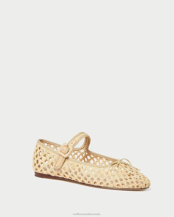 Shoes Natural Loeffler Randall 044J304 Women Chiara Mary Jane