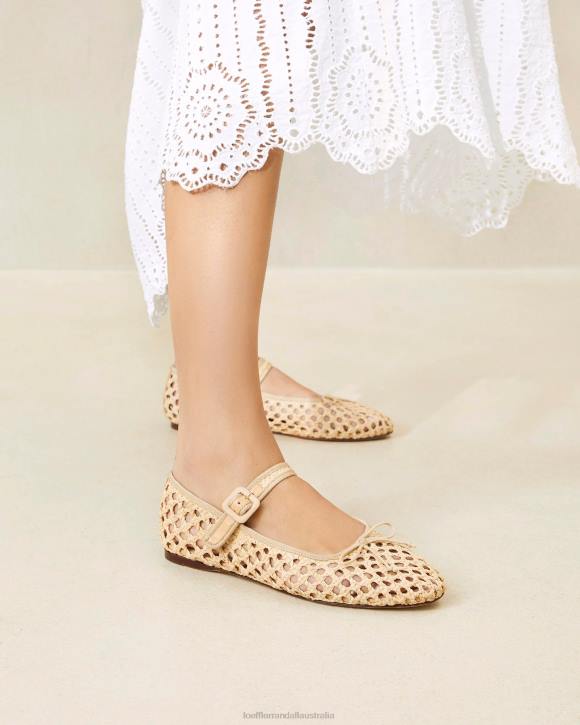 Shoes Natural Loeffler Randall 044J304 Women Chiara Mary Jane