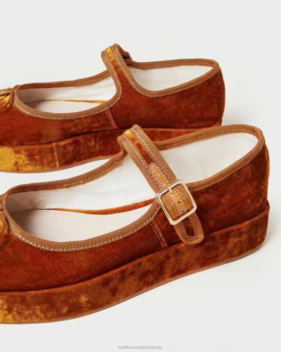 Shoes Ochre Loeffler Randall 044J307 Women Leah Platform Mary Jane
