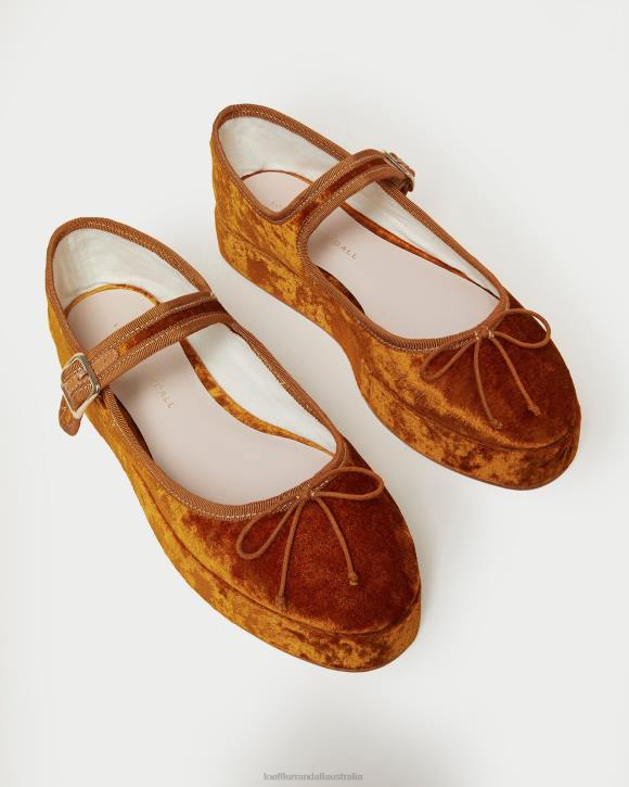 Shoes Ochre Loeffler Randall 044J307 Women Leah Platform Mary Jane