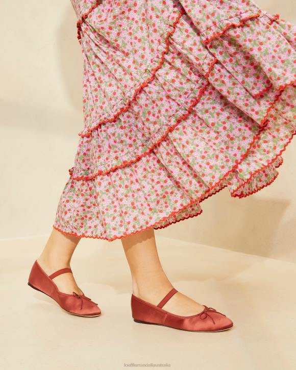 Shoes Terracotta Loeffler Randall 044J310 Women Leonie Ballet Flat