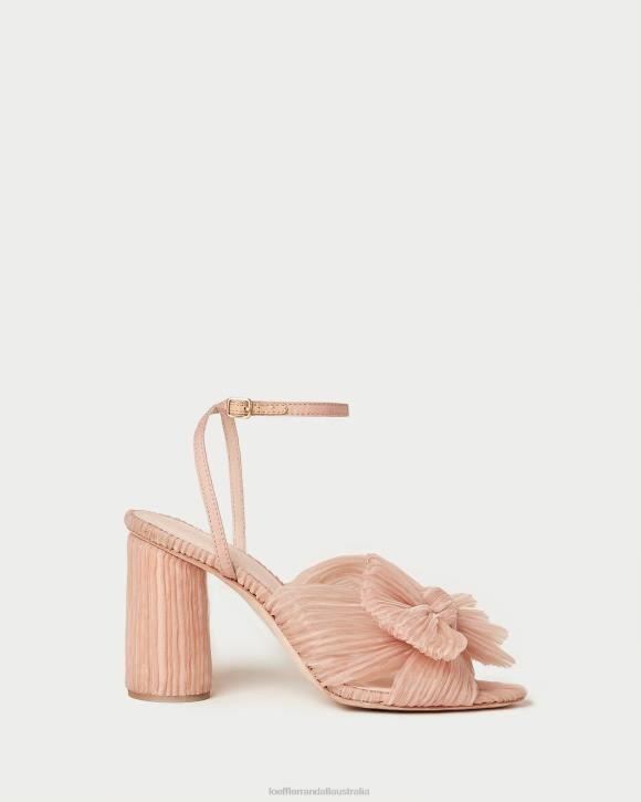 Shoes Beauty Loeffler Randall 044J11 Women Camellia Pleated Bow Heel