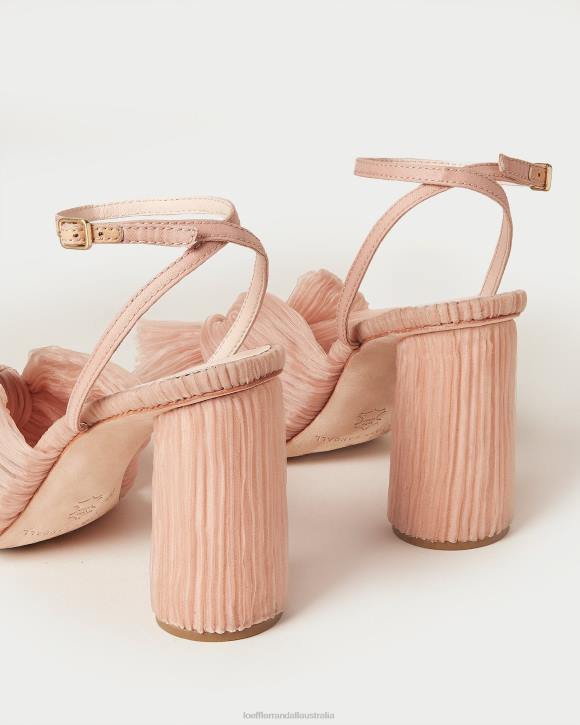 Shoes Beauty Loeffler Randall 044J11 Women Camellia Pleated Bow Heel