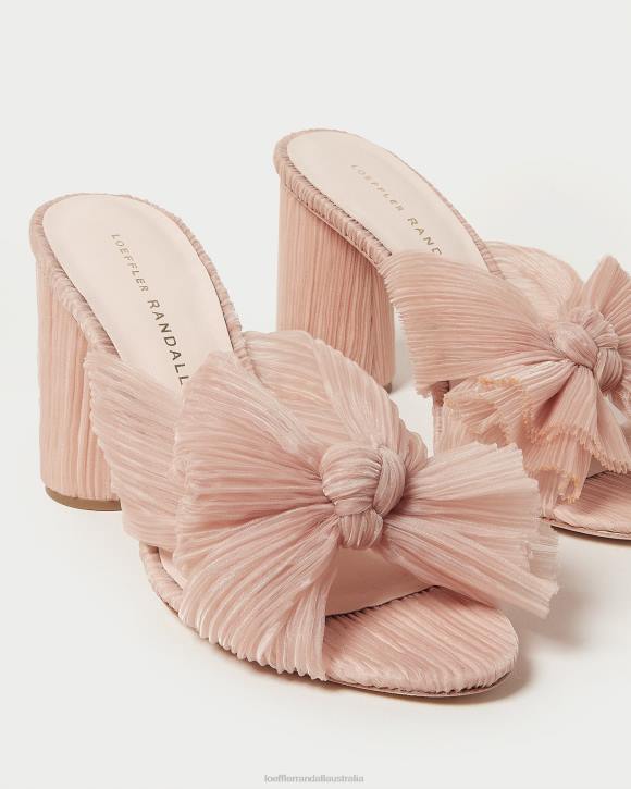 Shoes Beauty Loeffler Randall 044J20 Women Penny Pleated Bow Heel