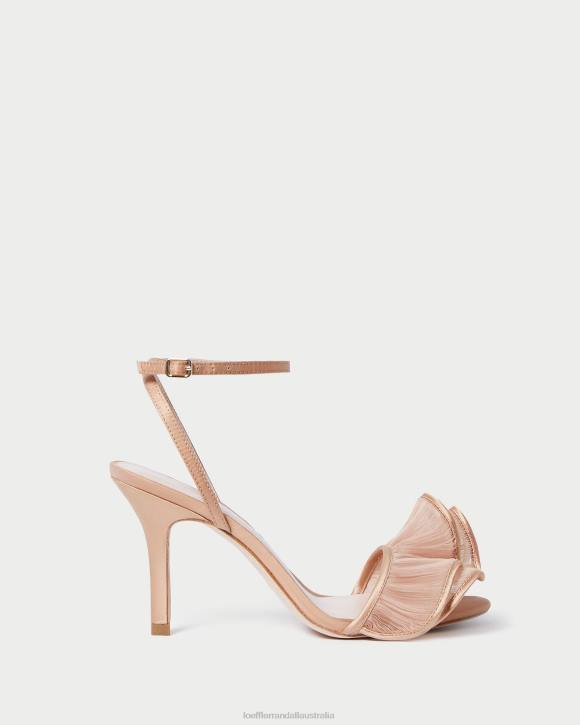 Shoes Beauty Loeffler Randall 044J91 Women Estella Ruffle Heeled Sandal