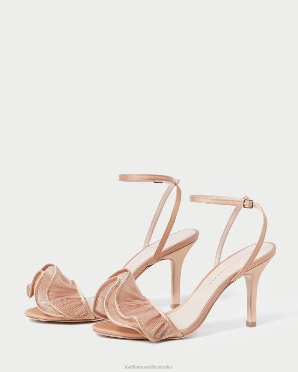 Shoes Beauty Loeffler Randall 044J91 Women Estella Ruffle Heeled Sandal