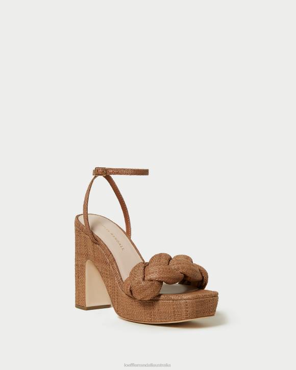 Shoes Brown Loeffler Randall 044J56 Women Fae Platform Heel
