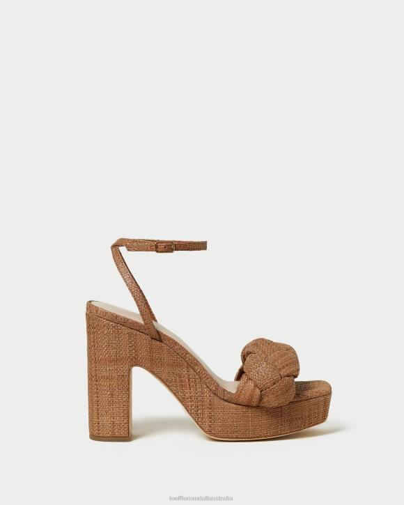 Shoes Brown Loeffler Randall 044J56 Women Fae Platform Heel