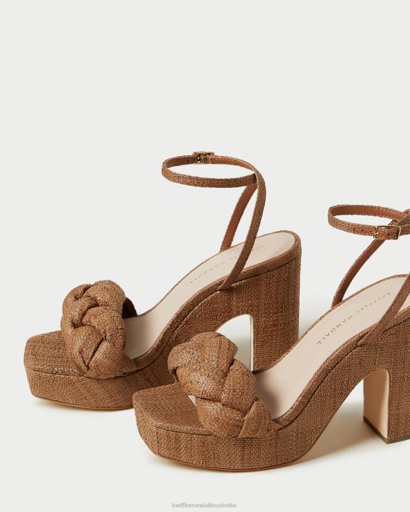 Shoes Brown Loeffler Randall 044J56 Women Fae Platform Heel