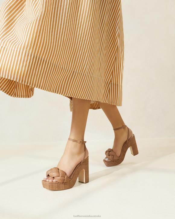 Shoes Brown Loeffler Randall 044J56 Women Fae Platform Heel