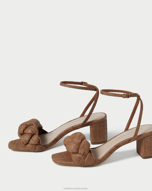 Shoes Brown Loeffler Randall 044J61 Women Avril Low Heel