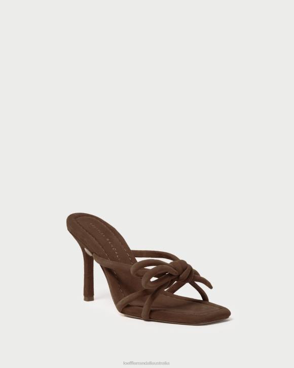 Shoes Cacao Loeffler Randall 044J46 Women Margi Bow Heel