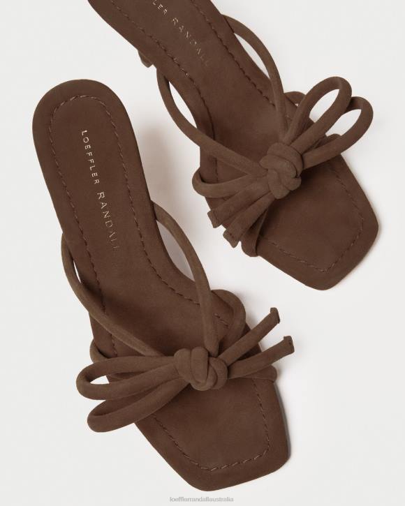 Shoes Cacao Loeffler Randall 044J46 Women Margi Bow Heel