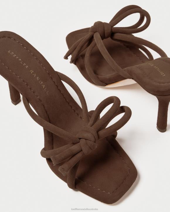 Shoes Cacao Loeffler Randall 044J46 Women Margi Bow Heel