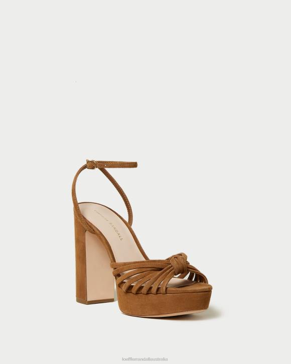 Shoes Cacao Loeffler Randall 044J81 Women Rivka Knot Platform Sandal