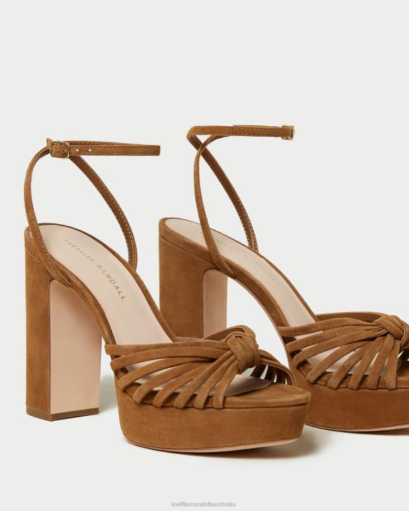 Shoes Cacao Loeffler Randall 044J81 Women Rivka Knot Platform Sandal