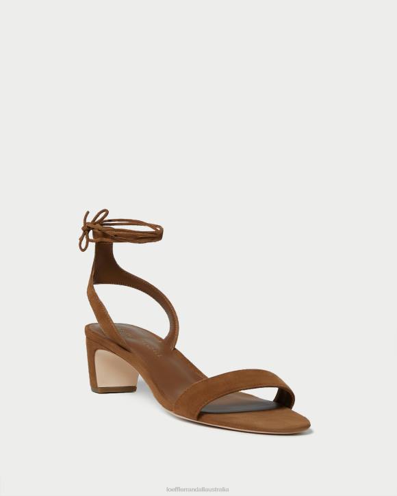 Shoes Cacao Loeffler Randall 044J87 Women Jackie Mid Heel Sandal