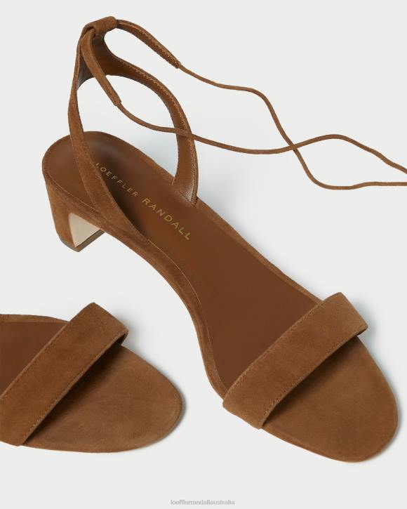 Shoes Cacao Loeffler Randall 044J87 Women Jackie Mid Heel Sandal