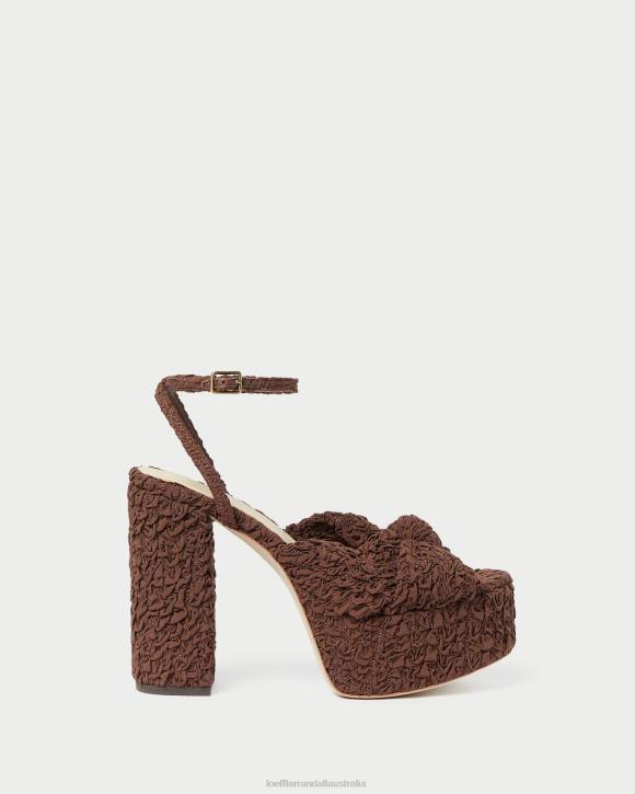 Shoes Cacao Loeffler Randall 044J92 Women Roz Knot Platform