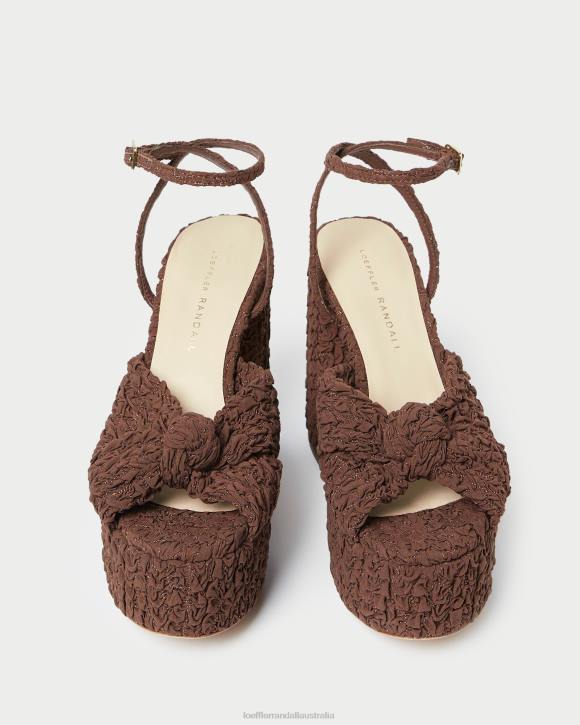 Shoes Cacao Loeffler Randall 044J92 Women Roz Knot Platform