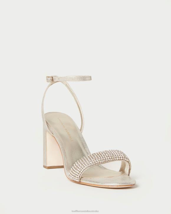 Shoes Cappuccino Loeffler Randall 044J26 Women Shay Rhinestone Heel