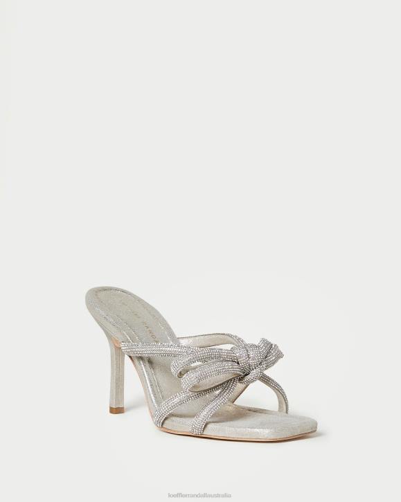 Shoes Cappuccino Loeffler Randall 044J28 Women Margi Bow Heel