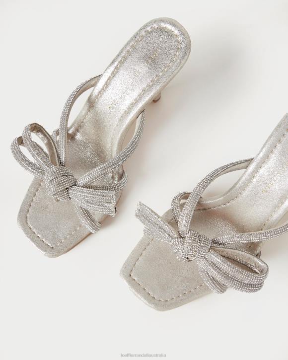 Shoes Cappuccino Loeffler Randall 044J28 Women Margi Bow Heel