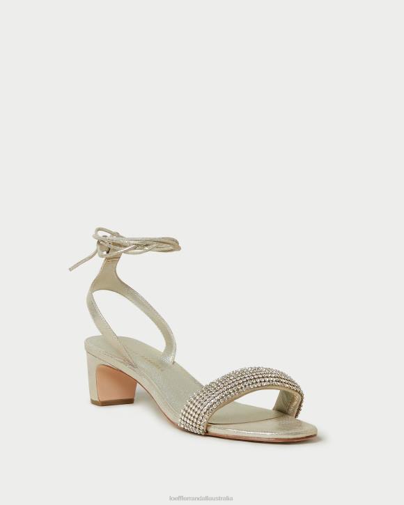 Shoes Cappuccino Loeffler Randall 044J70 Women Jackie Mid Heel Sandal