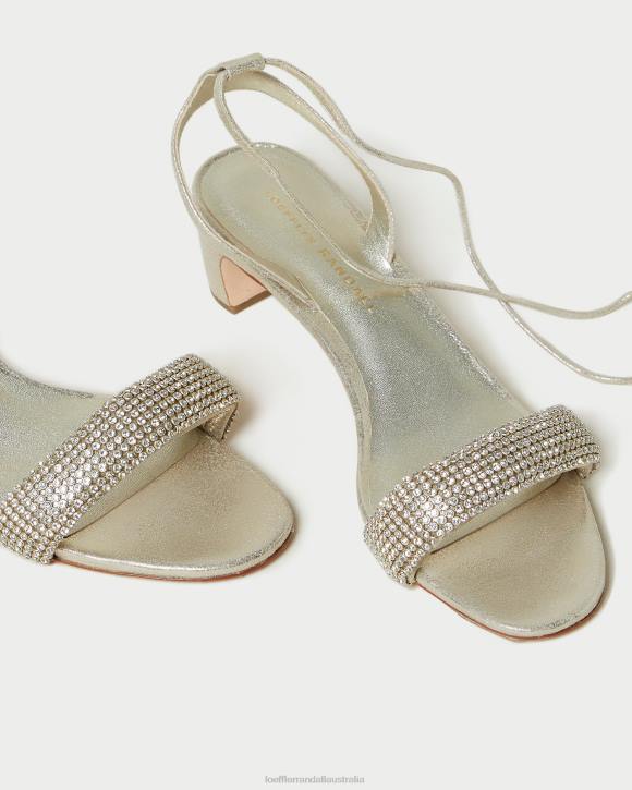 Shoes Cappuccino Loeffler Randall 044J70 Women Jackie Mid Heel Sandal