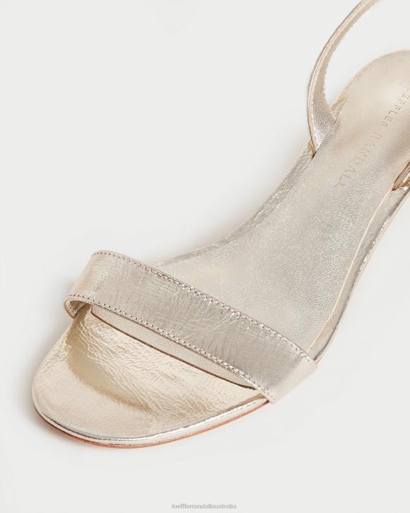 Shoes Champagne Loeffler Randall 044J12 Women Jackie Mid Heel Sandal